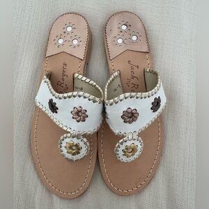 Jack Rogers Multicolor Jack Flat Sandals - Size 8